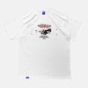 Front view of the screen-pinted 'MARIPXSA' BALISONG CLUB white t-shirt from PHOSIS Clothing